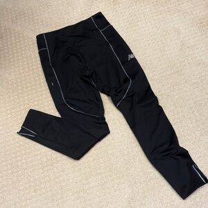 New Balance Black Leggings with Gray Accents